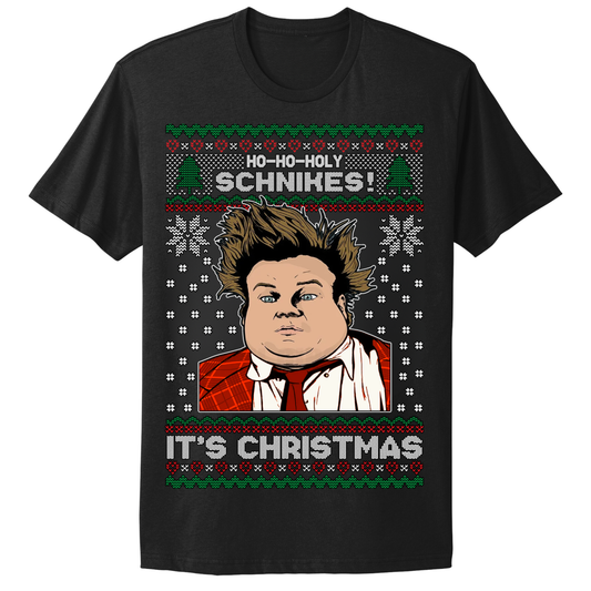 Ugly Christmas Tshirt Holy Schnikes Tommy
