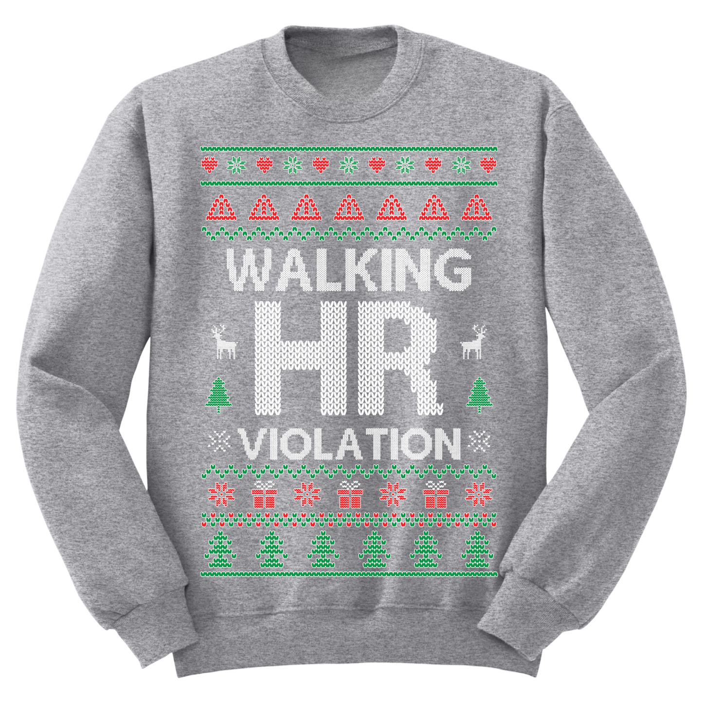 Ugly Christmas Sweater Walking HR Violation