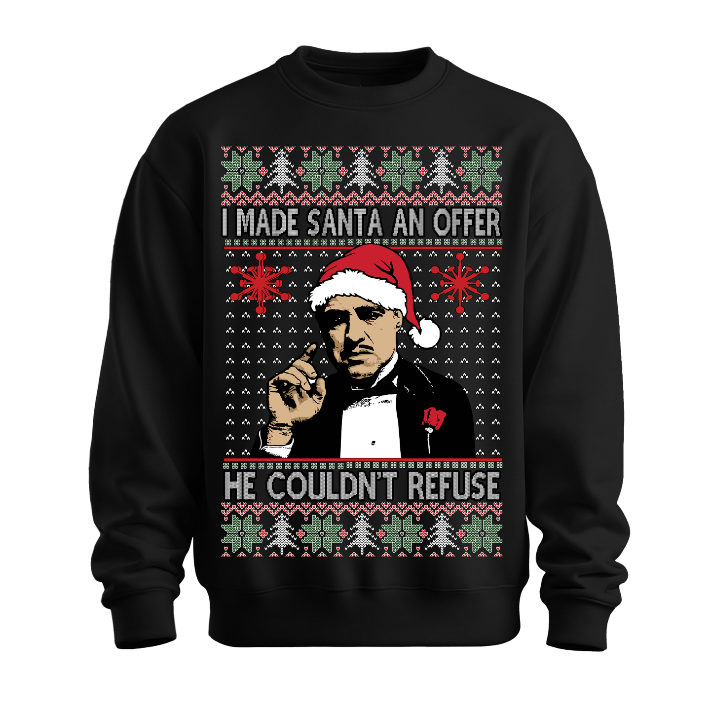 Ugly Christmas Sweater Made Santa An Offer He Can't Refuse