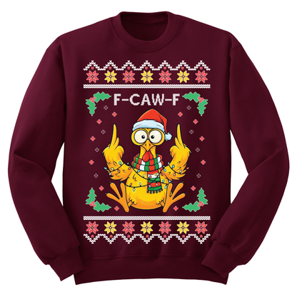 Ugly Christmas Sweater F-CAW-F