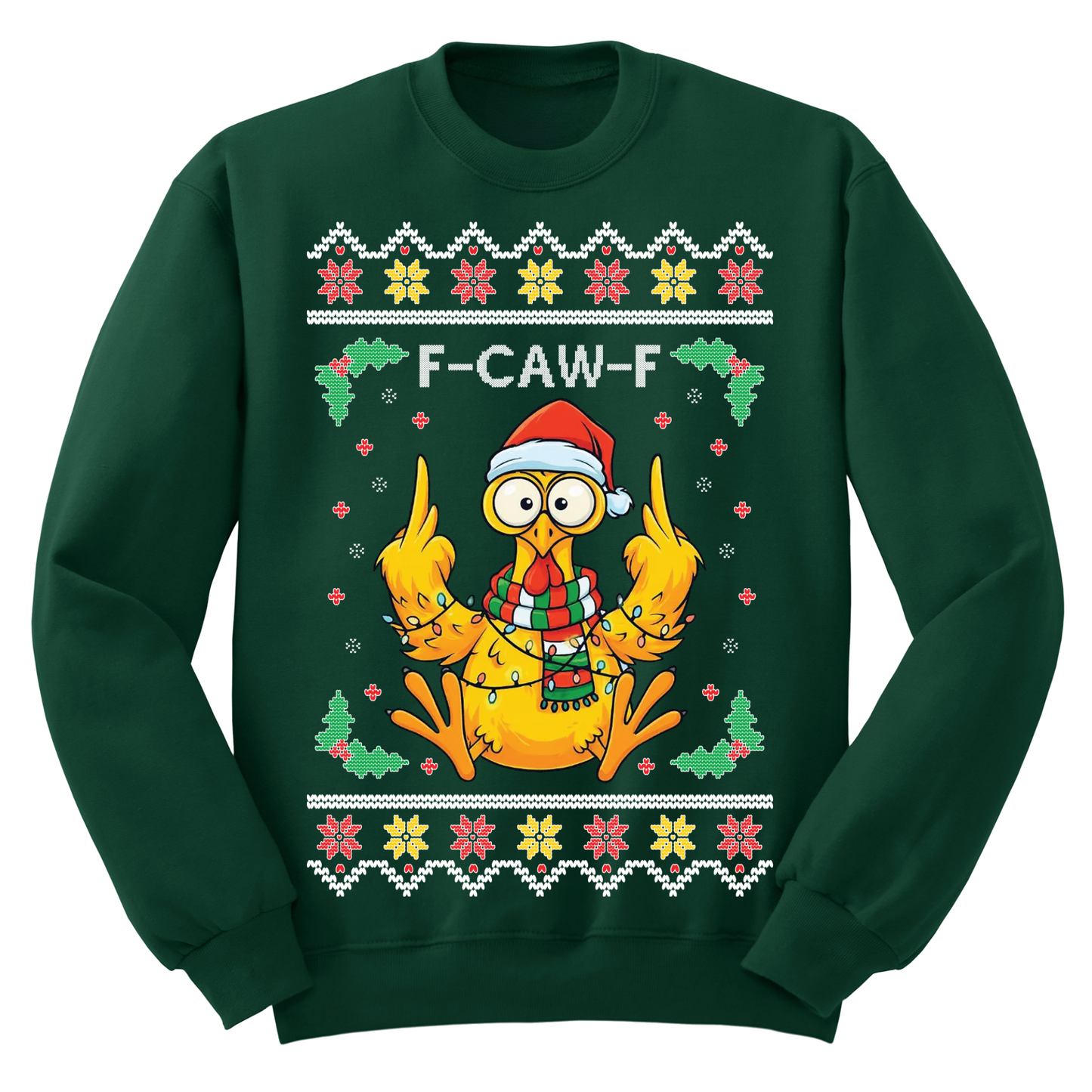 Ugly Christmas Sweater F-CAW-F