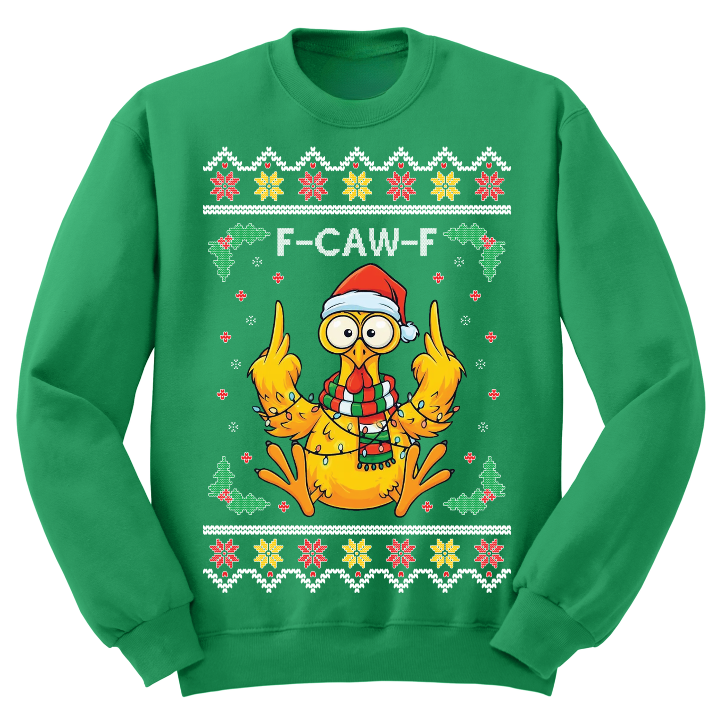 Ugly Christmas Sweater F-CAW-F