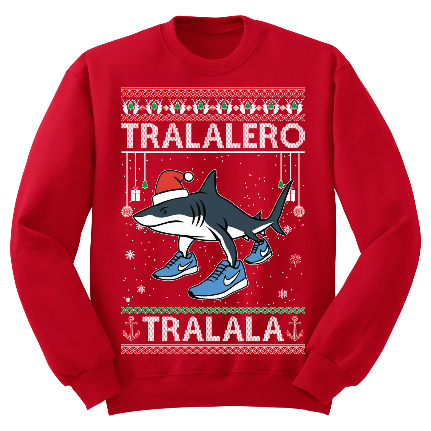 Ugly Christmas Sweater Tralala Brainrot