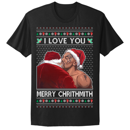 Ugly Christmas Tshirt I Love You Mike Merry Christmas