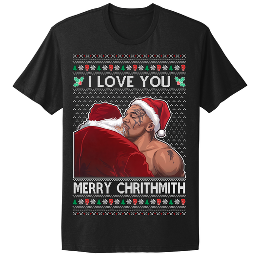 Ugly Christmas Tshirt I Love You Mike Merry Christmas