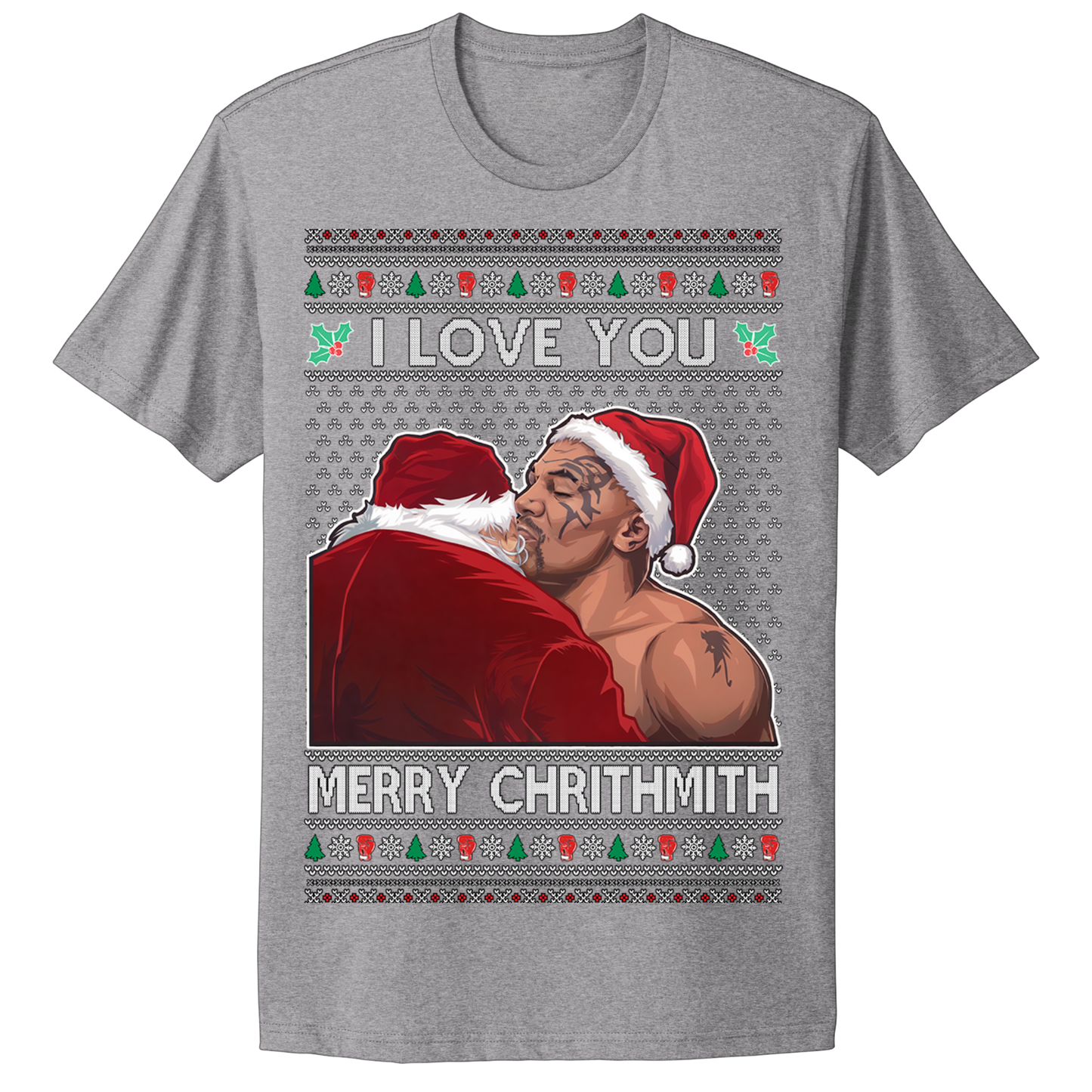 Ugly Christmas Tshirt I Love You Mike Merry Christmas