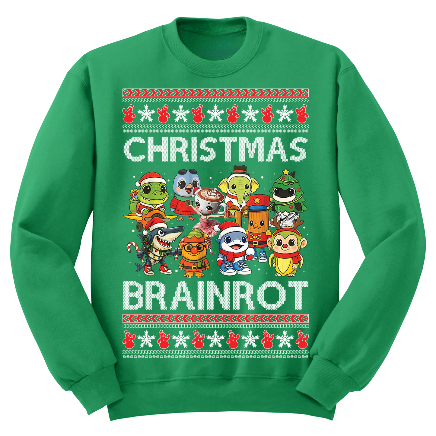 Ugly Christmas Sweater Christmas Brainrot