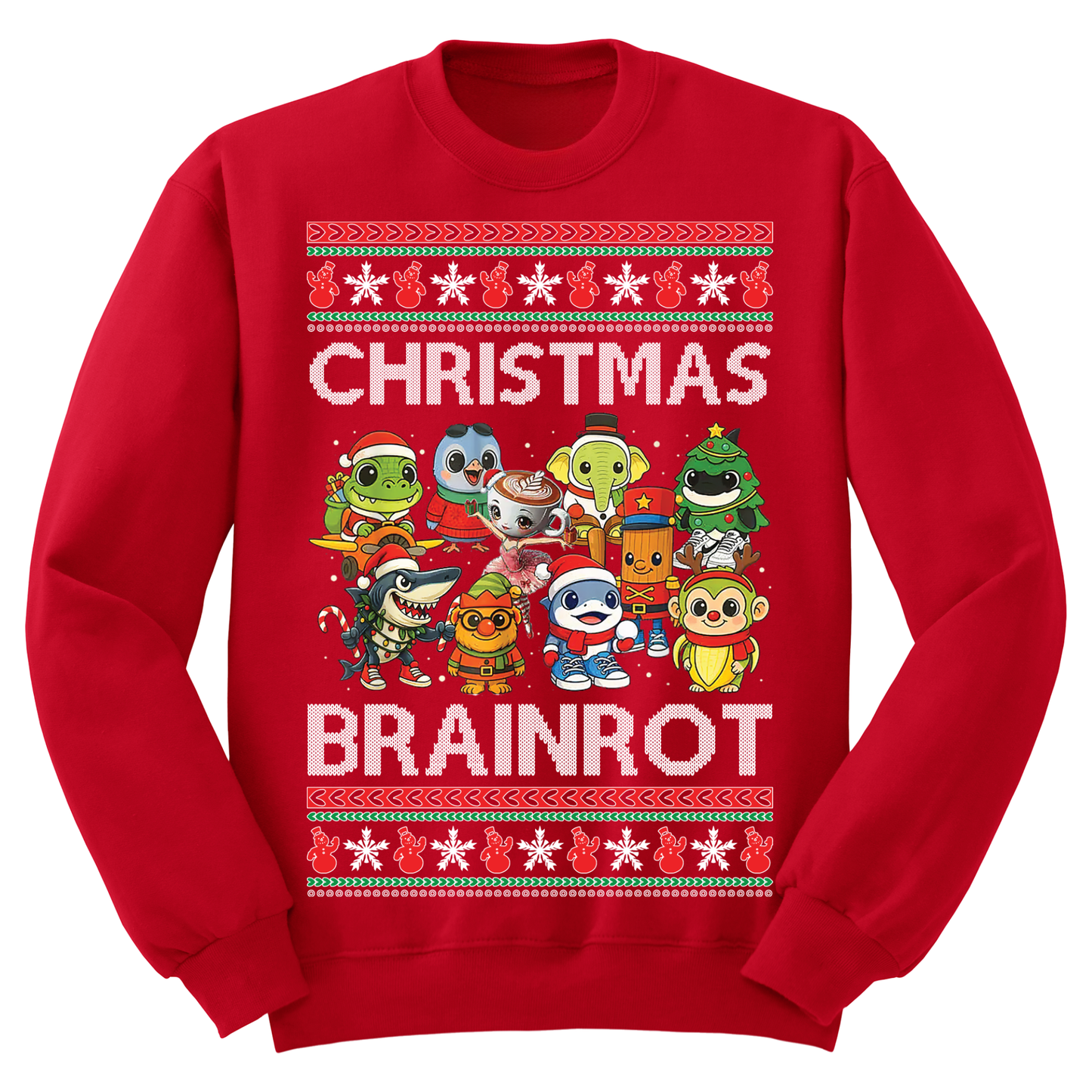 Ugly Christmas Sweater Christmas Brainrot