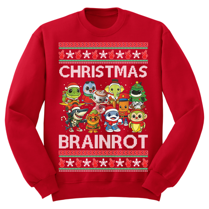 Ugly Christmas Sweater Christmas Brainrot