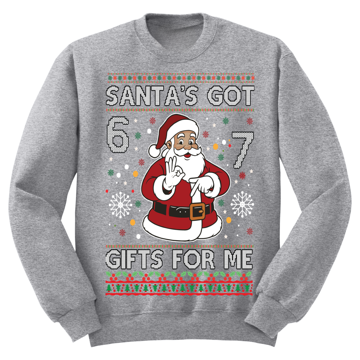 Ugly Christmas Sweater Santas Got 6-7 Gifts For Me
