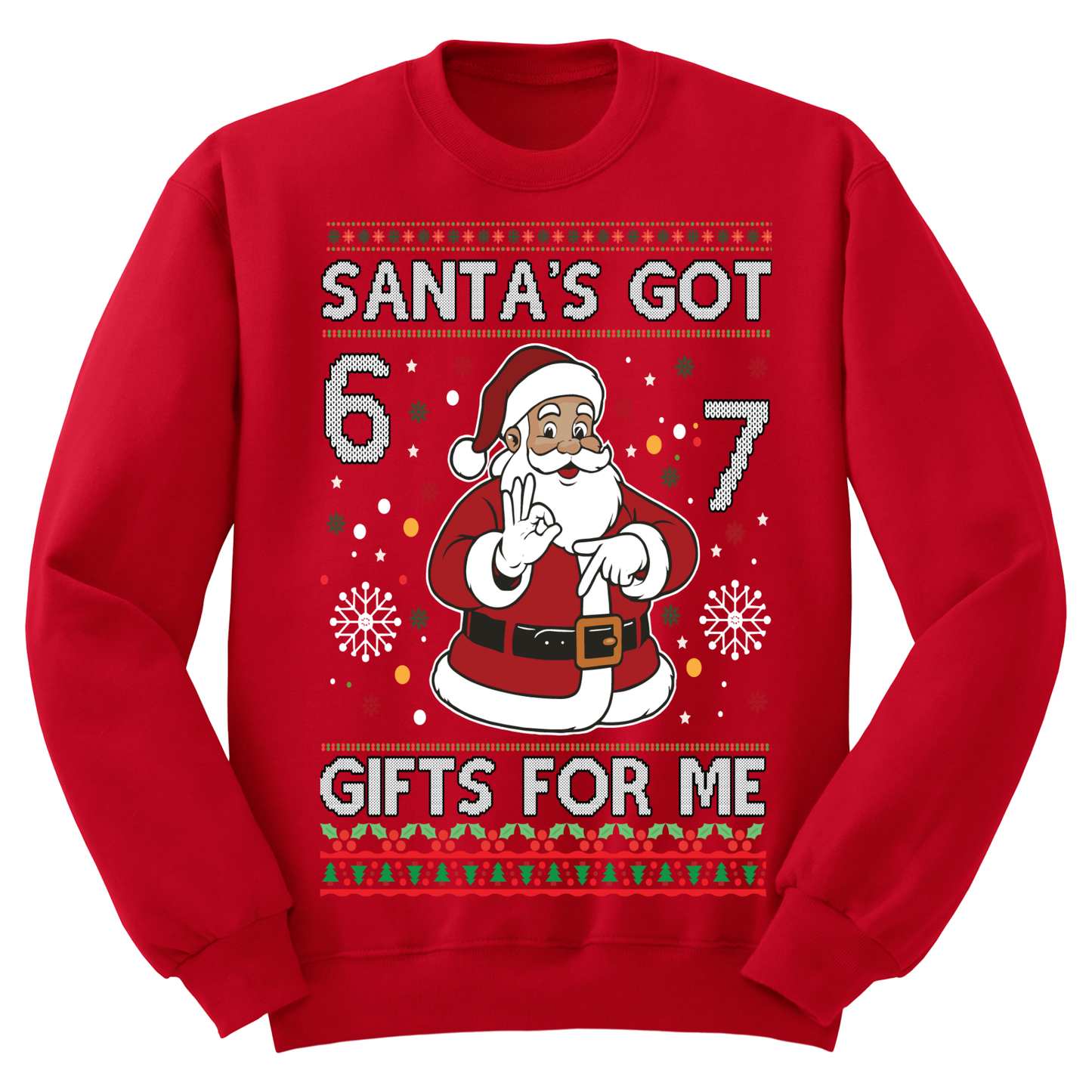 Ugly Christmas Sweater Santas Got 6-7 Gifts For Me