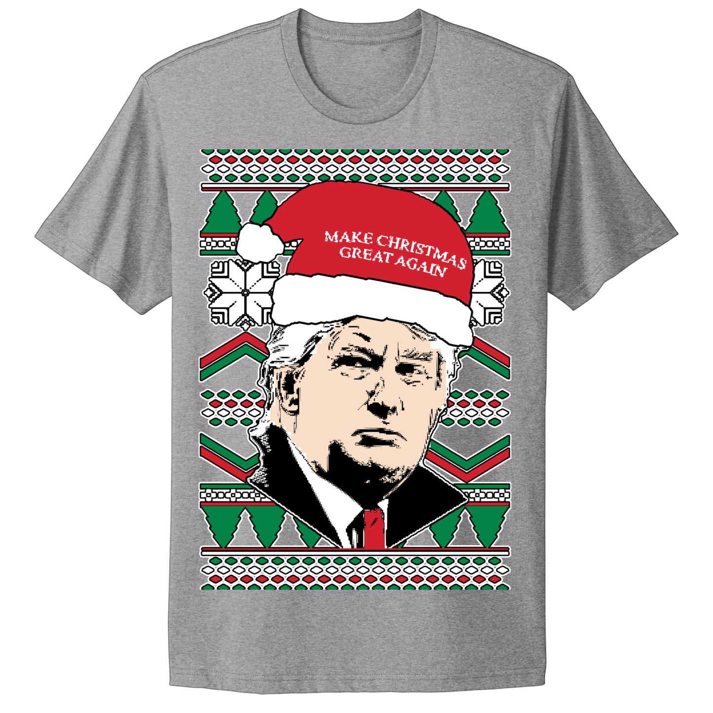 Ugly Christmas Tshirt MAGA Trump Make Christmas Great Again