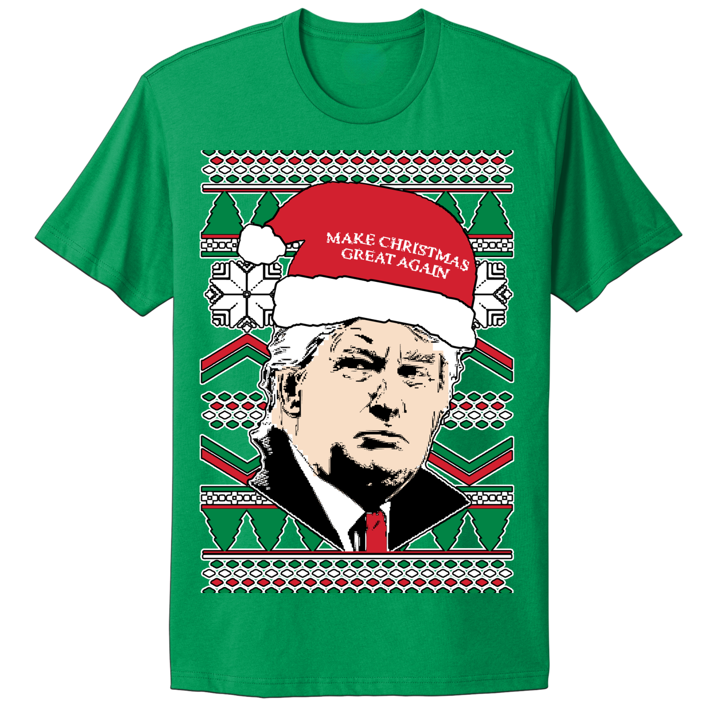 Ugly Christmas Tshirt MAGA Trump Make Christmas Great Again