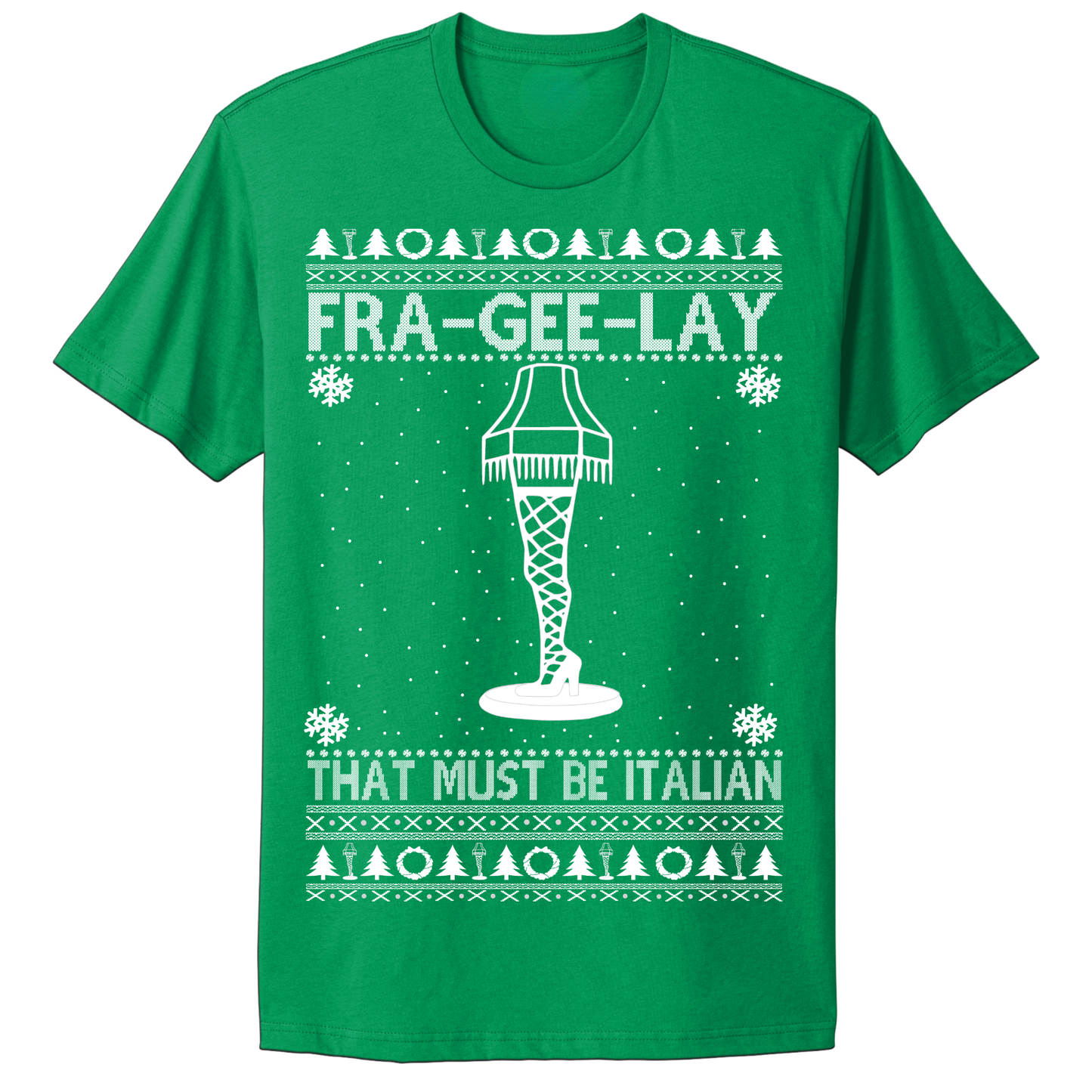 Ugly Christmas Tshirt Fra Gee Lay Italian