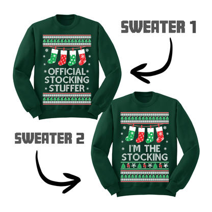 Ugly Christmas Sweater Official Stocking Stuffer Matching Sweatshirts