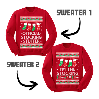 Ugly Christmas Sweater Official Stocking Stuffer Matching Sweatshirts