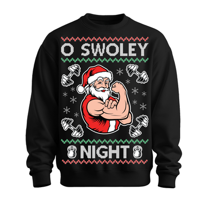 Ugly Christmas Sweater Swole Santa