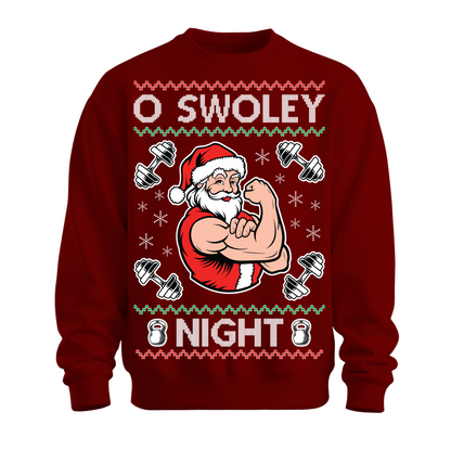 Ugly Christmas Sweater Swole Santa