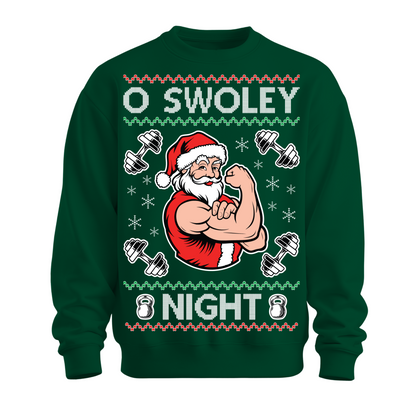 Ugly Christmas Sweater Swole Santa