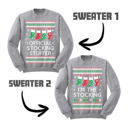 Ugly Christmas Sweater Official Stocking Stuffer Matching Sweatshirts