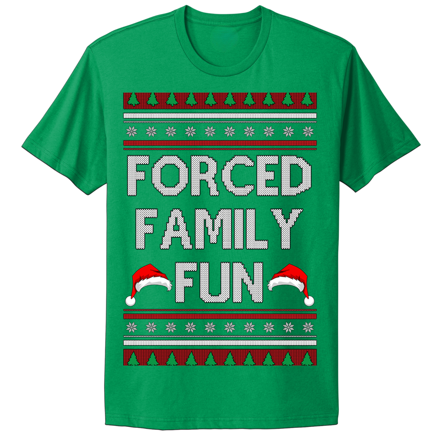 Ugly Christmas Tshirt Forced Family Fun