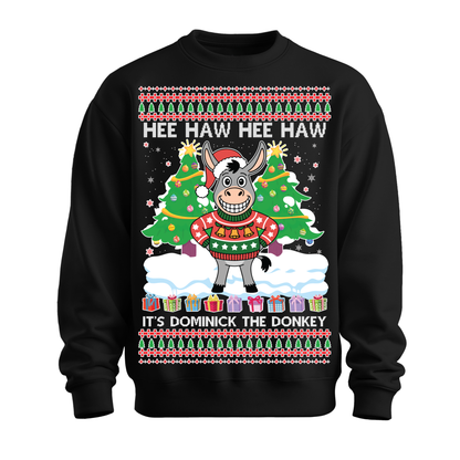 Ugly Christmas Sweater Xmas Donkey Dominick