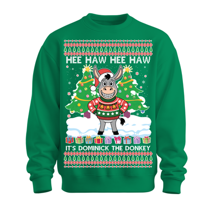 Ugly Christmas Sweater Xmas Donkey Dominick