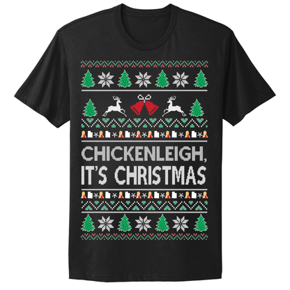 Ugly Christmas Tshirt ChickenLeigh It's Christmas
