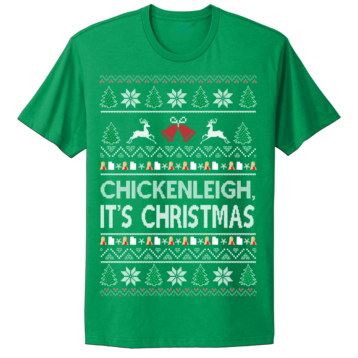 Ugly Christmas Tshirt ChickenLeigh It's Christmas