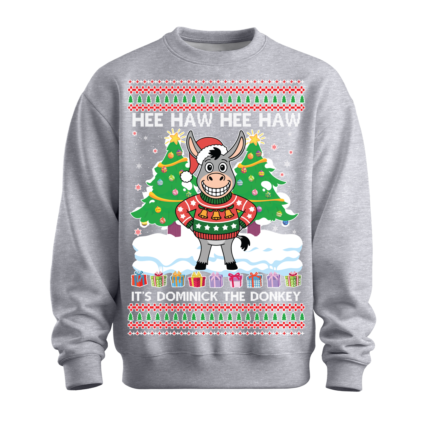 Ugly Christmas Sweater Xmas Donkey Dominick