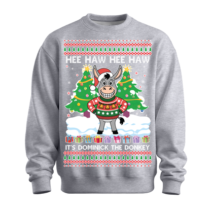Ugly Christmas Sweater Xmas Donkey Dominick