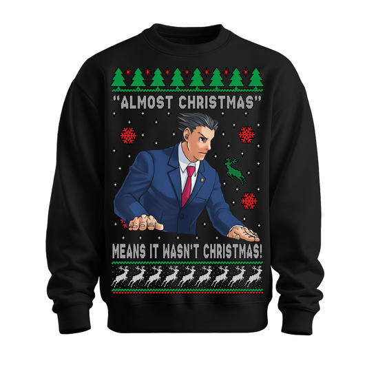 Ugly Christmas Sweater Almost Christmas Ace Attorney