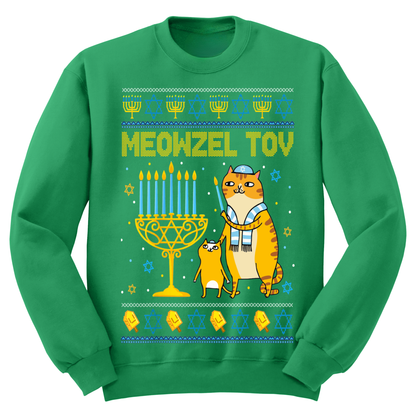 Ugly Hanukkah Sweatshirt Let's Get Lit