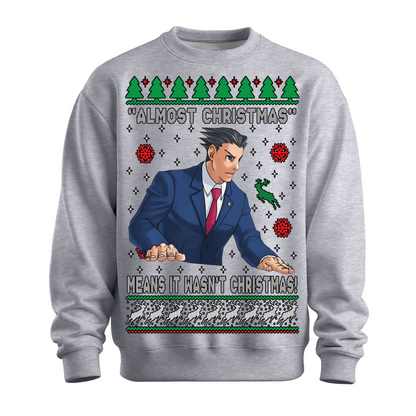Ugly Christmas Sweater Almost Christmas Ace Attorney