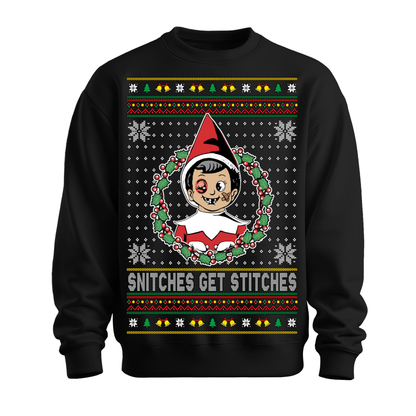 Ugly Christmas Sweater Snitches Get Stitches