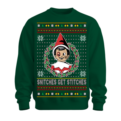 Ugly Christmas Sweater Snitches Get Stitches