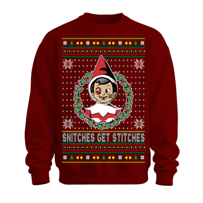 Ugly Christmas Sweater Snitches Get Stitches