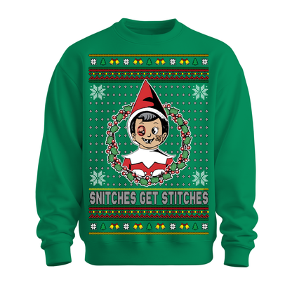 Ugly Christmas Sweater Snitches Get Stitches