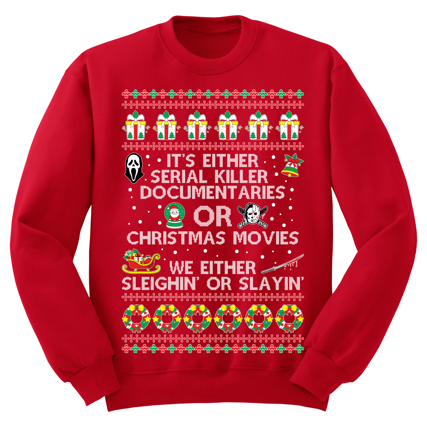 Ugly Christmas Sweater Serial Killer Documentaries