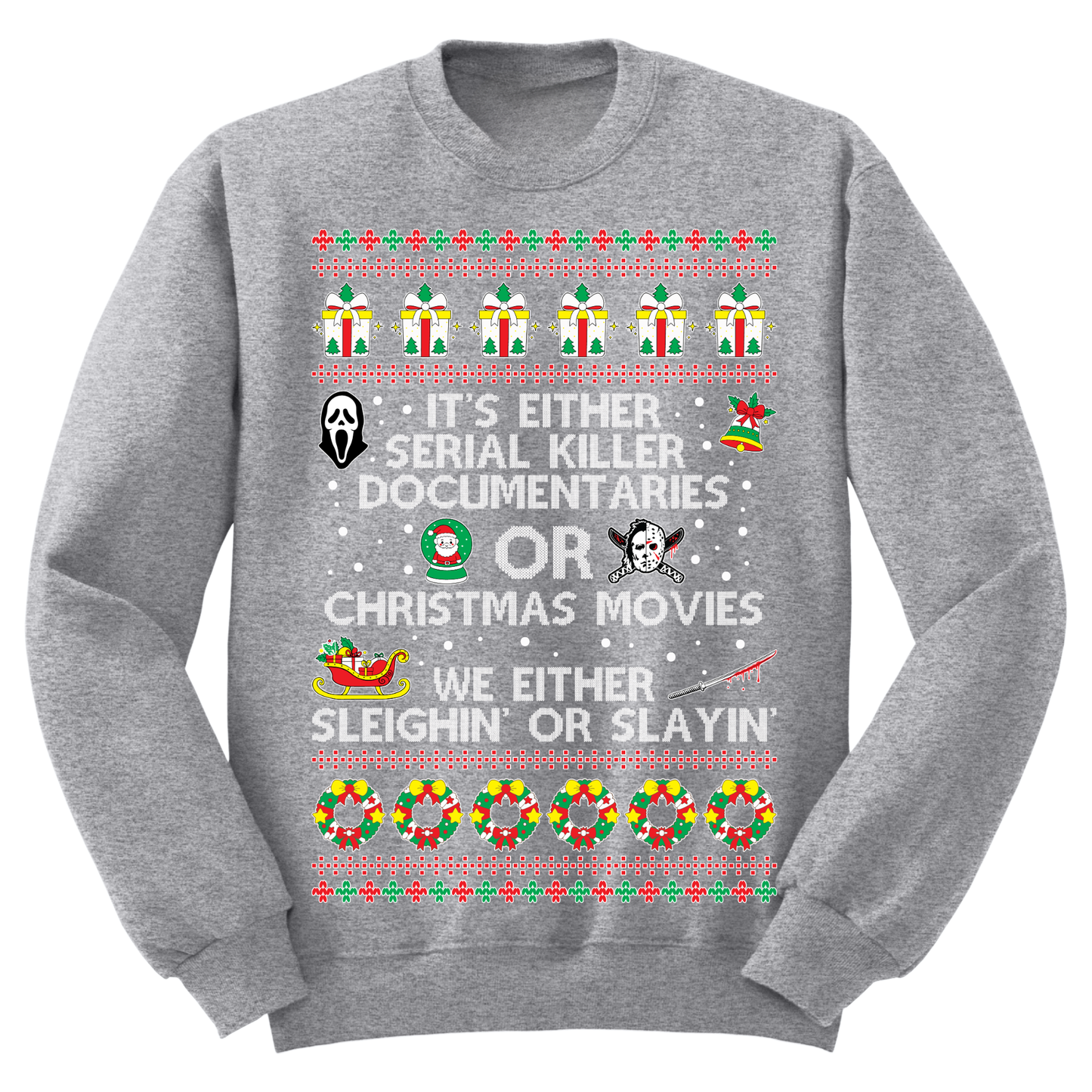 Ugly Christmas Sweater Serial Killer Documentaries