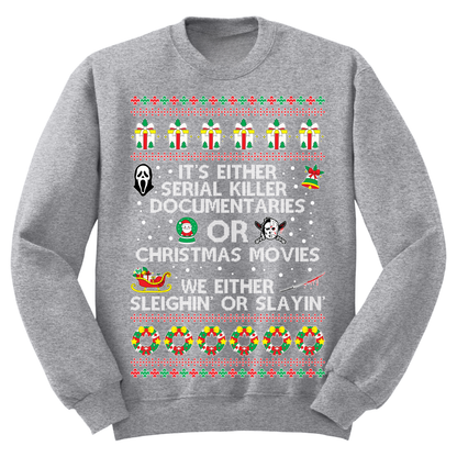 Ugly Christmas Sweater Serial Killer Documentaries