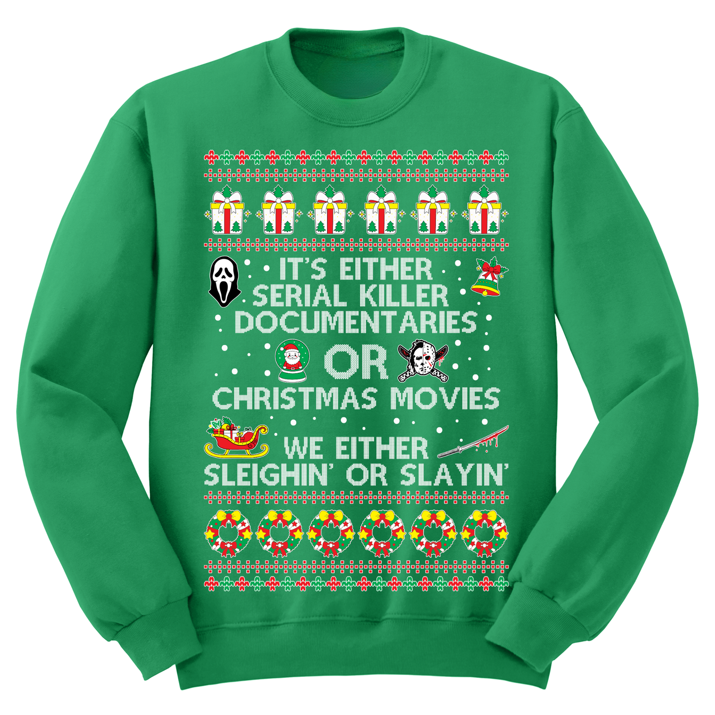 Ugly Christmas Sweater Serial Killer Documentaries