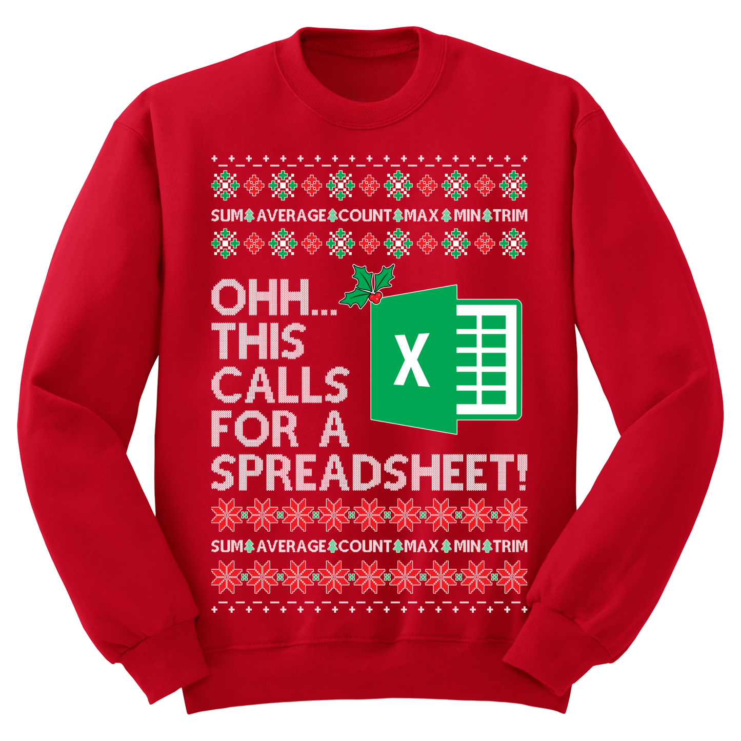 Ugly Christmas Sweater This Calls For A Spreadsheet