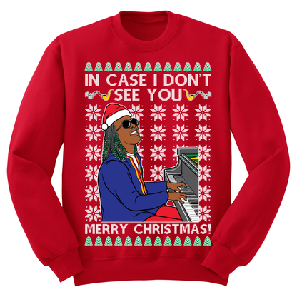 Ugly Christmas Sweater In Case I Don't See You Merry Christmas