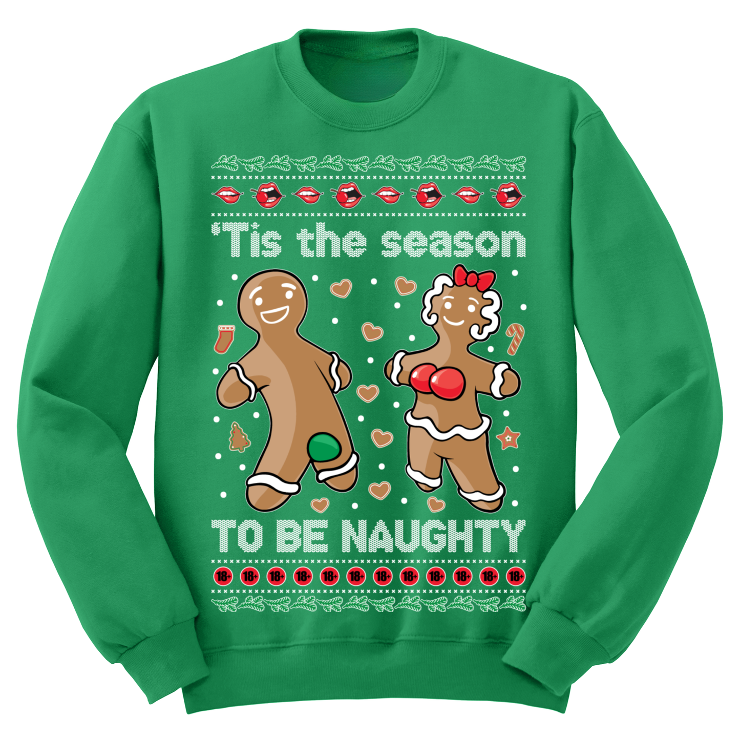 Ugly Christmas Sweater Tis The Season To Be Naughty
