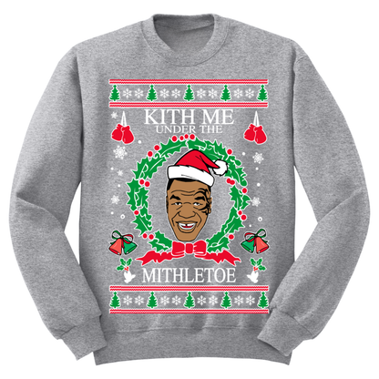 Ugly Christmas Sweater Kiss My Under The Misletoe