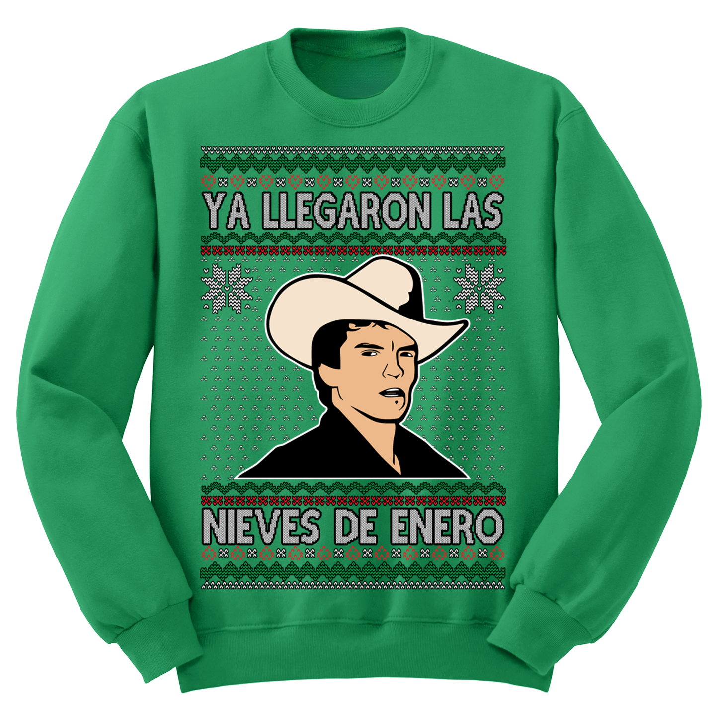 Ugly Christmas Sweater Ya llegaron Las Nieves De Enero