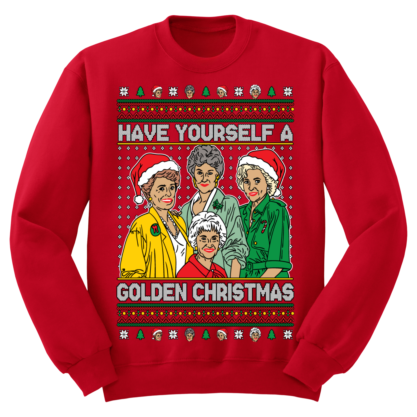 Ugly Christmas Sweater Golden Christmas