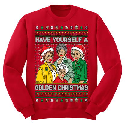 Ugly Christmas Sweater Golden Christmas