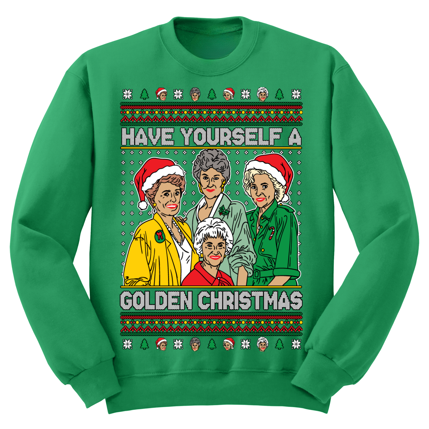Ugly Christmas Sweater Golden Christmas